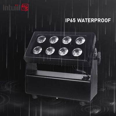 چراغ صحنه LED شارژی وایرلس با باتری، ضدآب، 8x15W RGBW، برای رویدادها، با قابلیت DMX و نورپردازی بالا