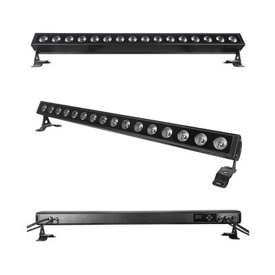 چراغ وال واشر LED 16*5W RGB DMX IP65 محفظه آلومینیومی روشنایی شستشوی دیواری ضد آب در فضای باز روشنایی ساختمان در فضای باز DMX512