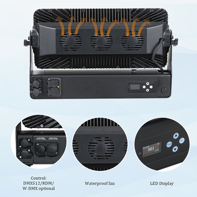 IP65 40x10W RGBW LED City Stage Light در فضای باز ساختمان پروژکتور سیلاب روشنایی معماری
