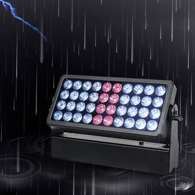 IP65 40x10W RGBW LED City Stage Light در فضای باز ساختمان پروژکتور سیلاب روشنایی معماری