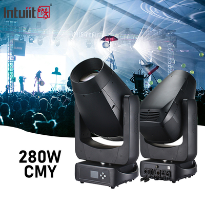 چراغ سر متحرک LED 280 وات فضای باز IP66 ضد آب CMY Beam Spot Wash BSW، چراغ سر متحرک LED Beam