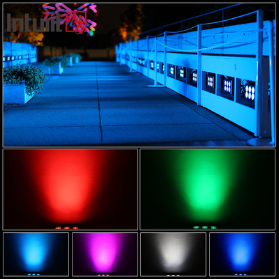 6x5W RGB RGBW درب LED دیوار شوینده نور IP65 سیل کور Strobe