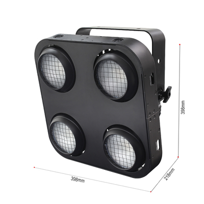 IP65 2in1 Amber & Warm White Waterproof Cob Stage Blinder Light 4x90W 4 چشم ها مخاطبان Dmx512 LED COB چراغ کور