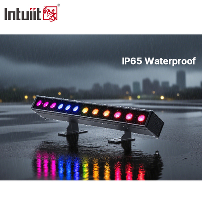 چراغ وال واشر LED با باتری IP65، 12 عدد 2 وات RGBW 4 در 1 برای فضای باز