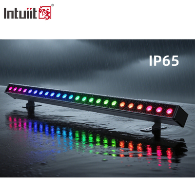 ساختمان در فضای باز LED دیوار روشن IP65 24 * 2w ضد آب RGBW دیوار روشن بار دی جی LED پیکسل بار صحنه نور مهمانی