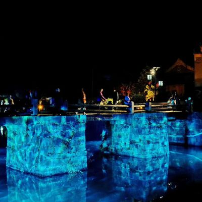 چراغ موج آب حرفه ای 100 وات LED نور موج دار آب برای دکوراسیون عروسی کریسمس پروژکتور آب Dmx