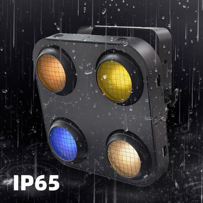 4X90W 4 چشم LED Cob Blinder Light Amber Warm White 2In1 Ip65 ضد آب LED روشنایی صحنه