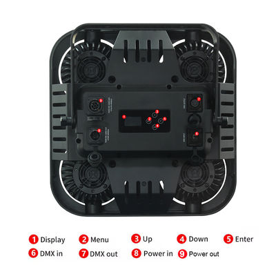 LED 4x90W 2 در 1 روشنایی کوره سفید زردچوبه گرم برای بیرون دی جی بار / عروسی / صحنه DMX512