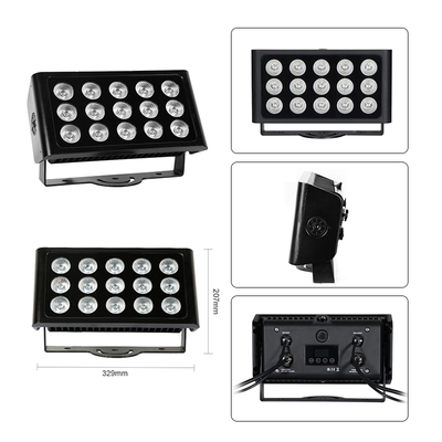 چراغ های شستشوی LED ساختمان در فضای باز با رنگ های شهری 80 وات، وال واشر LED، پروژکتور IP65