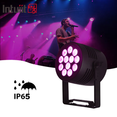 چراغ LED پار ضدآب IP65 فضای باز 12x20w RGBWA-UV 6in1 برای رویدادها، DJ، شستشو، DMX 512
