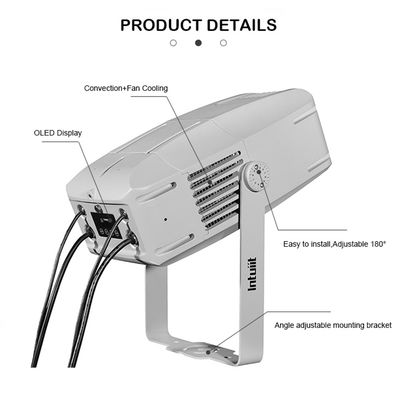 100W اثر موج آب اقیانوس نور موج در فضای باز IP65 LED پروژکتور گوبو برای ساختمان تبلیغاتی با نور موج آب