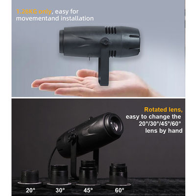 40W LED Indoor Building Advertising Projector Lamp Wall Mount LED Gobo Projector for Pilot Logos