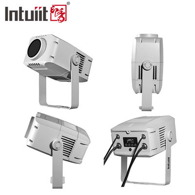 100W Logo Gobo Projector Light   IP65 Outdoor DMX512 پروژکتور الگوی سفارشی برای تبلیغات، ساختمان و رویدادها