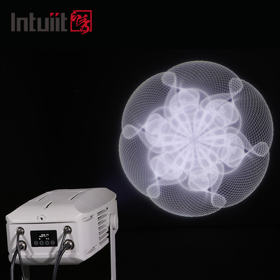 چراغ پروژکتور لوگو سفارشی 400 وات RGBW LED، ضد آب IP65، چراغ پروژکتور لوگو LED چرخشی برای فضای باز