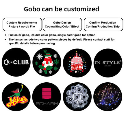 پروژکتور لامپ LED 40w Gobo لوگو سفارشی