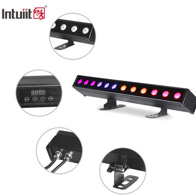 12*2W 4-in-1 IP65 LED Wash Bar باتری RGBW پروژکتور های روشن اثر پرتو