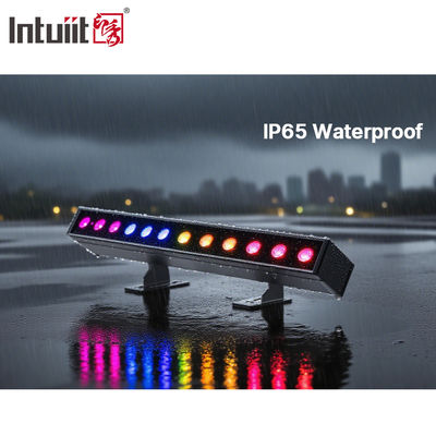 12*2W 4-in-1 IP65 LED Wash Bar باتری RGBW پروژکتور های روشن اثر پرتو