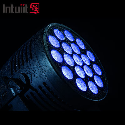 چراغ های پار ال ای دی فضای باز IP65 - 18x20W RGBWA UV 6in1 ضد آب DJ Stage Light فعال با صدا Auto RDM پشتیبانی و DMX Control Uplights برای عروسی تولد نمایش نور موسیقی رویدادهای مهمانی نورپردازی صحنه