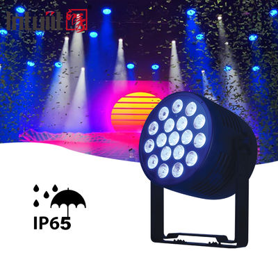 چراغ های پار ال ای دی فضای باز IP65 - 18x20W RGBWA UV 6in1 ضد آب DJ Stage Light فعال با صدا Auto RDM پشتیبانی و DMX Control Uplights برای عروسی تولد نمایش نور موسیقی رویدادهای مهمانی نورپردازی صحنه