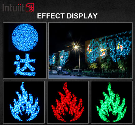 چراغ پروژکتور لوگو LED 400 وات فضای باز IP65 جلوه موج آب برای تبلیغات مقاوم در برابر آب و هوا