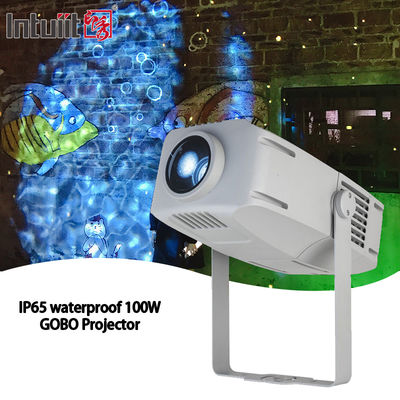 LED Water Ripple Light 100W Water Wave Light DMX512 Waterproof Outdoor Water Projector for Wedding Christmas Decoration