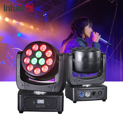 چراغ LED DJ با سر متحرک 12*8W، نورپردازی RGBW، پرتو شستشو، DMX512، فعال‌سازی صدا، نورپردازی صحنه برای عروسی‌ها، مهمانی‌های دیسکو