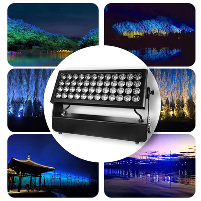 1500W IP65 ضد آب در فضای باز چراغ های مرحله شستشوی RGBW 4in1 City Color LED Wash Light برای پس زمینه نور فلد