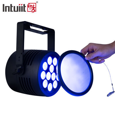 IP65 حرفه ای ضد آب LED Par Light 12x20W RGBWA+UV 6in1 DMX512 چراغ لباسشویی برای مراسم عروسی در فضای باز
