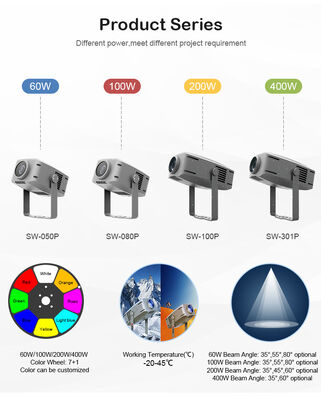 حرفه ای 400W IP65 ضد آب معماری منظره بیرونی LED آب موج اثر نور