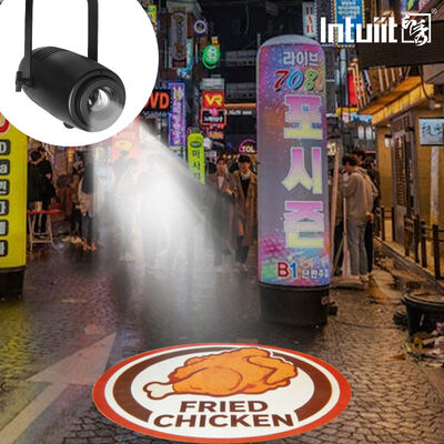 60 وات ال ای دی لوگو GOBO پروژکتور Ip65 ضد آب نور هتل شرکت فروشگاه عروسی تبلیغات داخلی و خارجی استفاده