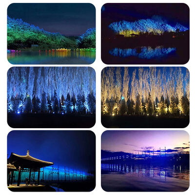 نور استیج Rgbw Outdoor Floodlight LED Flood 1500W ضد آب LED High Power Dj Wall Washer Light