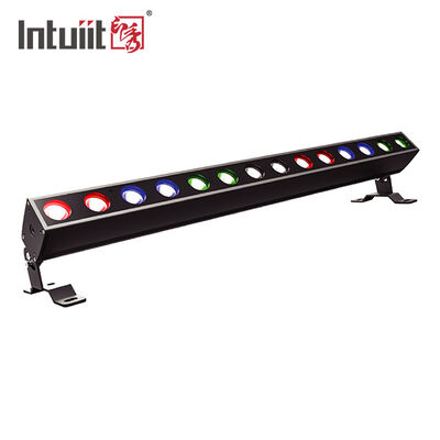 وال واشر خطی LED ضد آب 140W RGBW 4in1 IP65 14x10W DMX512/RDM روشنایی ساختمان رنگ شهر