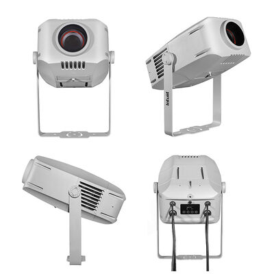 LED Gobo Projector Light 400W Rotating Logo Image Projector DMX512 روشنایی صحنه برای رویداد نمایشگاه حرفه ای