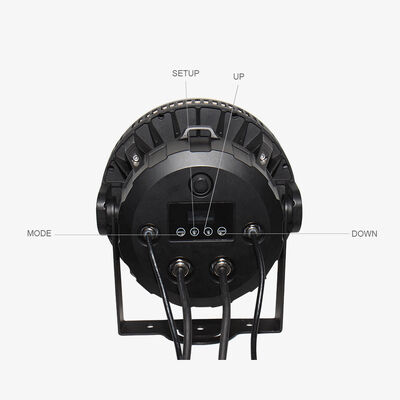 مجموعه نورپردازی LED پار کن فضای باز 60*12 وات RGBW 4in1 IP65 DMX512 نور شستشوی صحنه برای نمای ساختمان رویداد عروسی