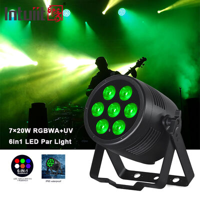 ال ای دی 7 * 20W RGBWA-UV 6-IN 1IP65 آبپاش پار LightsMX کنترل در فضای باز مرحله پار نور برای پارک تفریحی