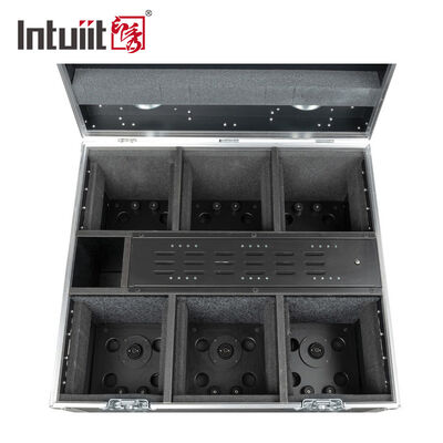 IP54 کنترل از راه دور برای مراسم عروسی باتری LED Uplight Rgb بی سیم DJ Light Bar Dmx512 4x12W چراغ های LED