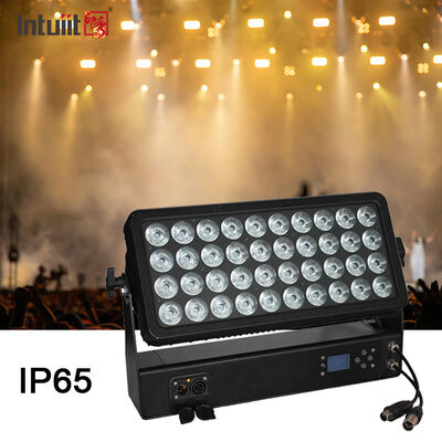 چراغ سیلابی LED 400 وات IP65 RGBW 4IN1، چراغ شستشوی دیوار رنگ شهر با کنترل DMX512