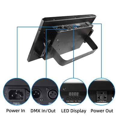 36W RGB COB LED Strobe Light Sound فعال شده DMX512 فلش روشنایی صحنه برای دی جی دیسکو پارتی هالووین کلوپ