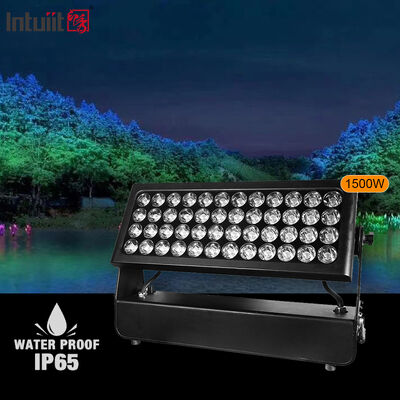 کارخانه عمده فروشی چراغ سیلاب LED 2000 وات فضای باز IP65 48x40W RGBW 4in1 چراغ شستشوی معماری برای پروژه زیباسازی شهر