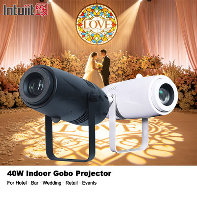 پروژکتور لوگو LED 40W داخلی Gobo Light HD پروژکتور تصویر تبلیغاتی برای فروشگاه فروشگاه رستوران کافه بار برند