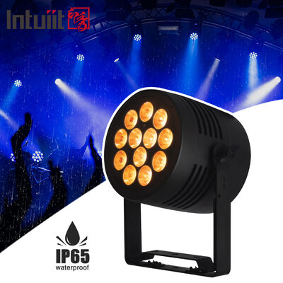 12*20W RGBWA + UV 6in1 LED Par Light IP65 در فضای باز ضد آب DMX512 روشنایی صحنه برای جشن عروسی دی جی