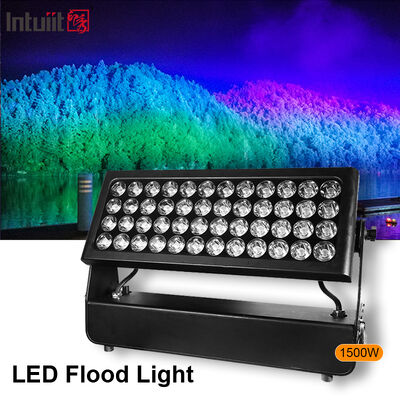 IP65 حرفه ای در فضای باز ضد آب 1500W RGBW 4 در 1 چراغ فلاش دیواری LED برای روشنایی چشم انداز شهری معماری