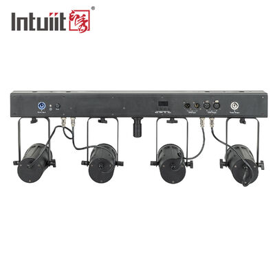 4x20W RGBW 4-in-1 LED PAR Uplighting Kit 4.5° Narrow Beam DMX512 سیستم شستشوی صحنه برای عروسی ها، دی جی ها و رویدادها