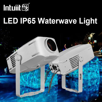 پروژکتور موج آب فضای باز IP65 | LED RGBW، گزینه‌های ۶۰ وات تا ۴۰۰ وات، DMX512، نور موج متحرک برای نماها، باغ‌ها