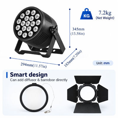RGBWA UV 6IN1 LED Stage Wash Par 18x12w Outdoor Waterproof Led Par Light for Disco Dj