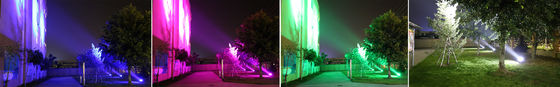 Ip65 Led Stage Light ضد آب 400w Rgbw 4 in 1 LED Flood Light Wall Washer برای پارک موضوعی