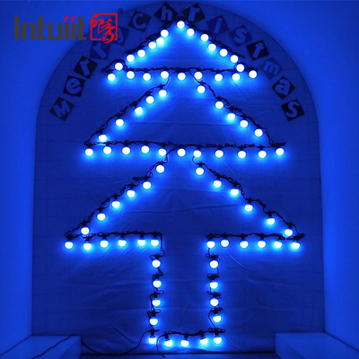 لامپ DMX RGB کریسمس چراغ چراغ رشته ای تعطیلات در فضای باز پری چراغ