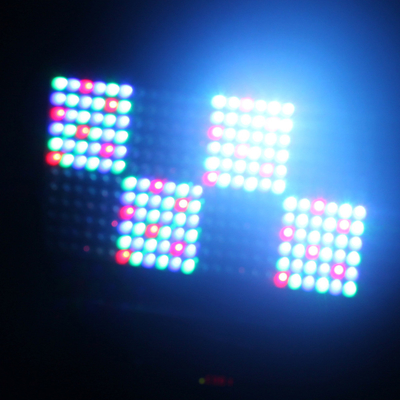 چراغ جلوه LED استیج 240 ولتی 36 وات RGB تمام رنگی چراغ بارق LED اتمی برای مهمانی نمایش