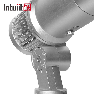 لامپ نمایش درب بیرونی 60 وات Ip65 LED تبلیغاتی نور لوگو Gobo گردش کننده پروژکتور