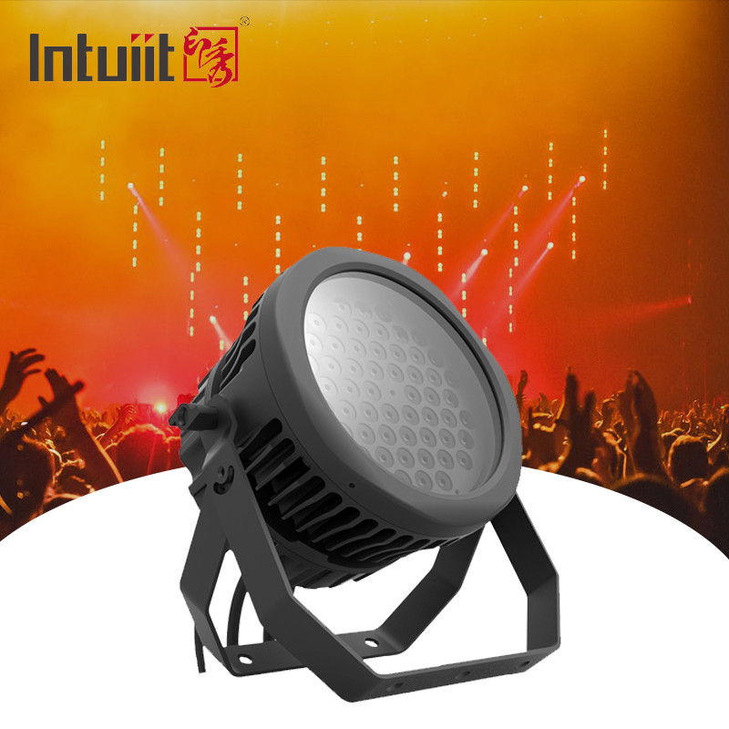 54 LEDs Par Light Waterproof IP65 درجه بندی شده در فضای باز 54*3w RGBW 4in1 stage light DMX512